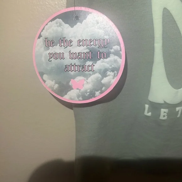 🆕 Infinite Dreamer Graphic Tee by angel energy Bubble Letters NWT - Picture 10 of 14